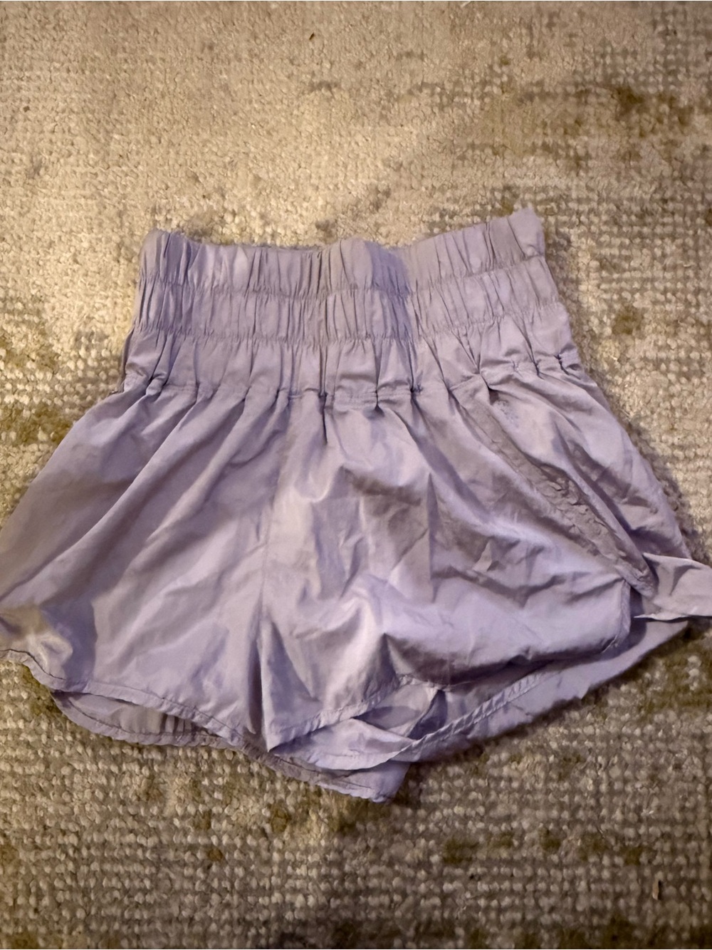 FP Movement by Free People Lilac Smocked Waist Athletic Shorts